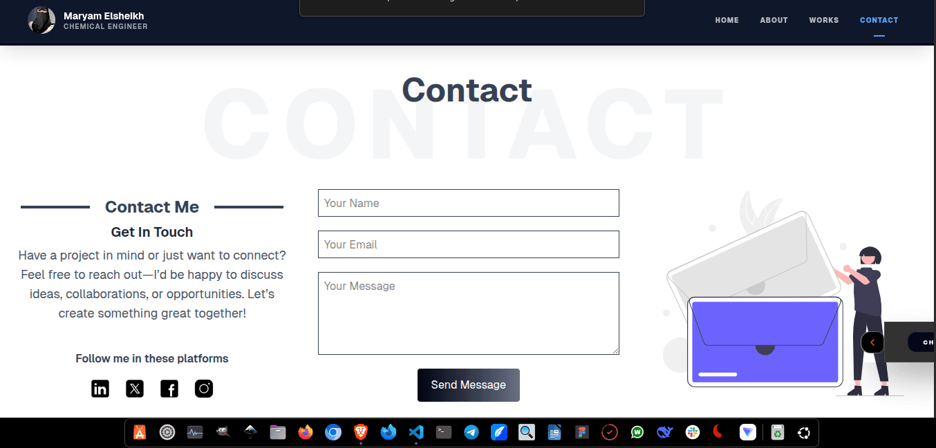 Maryam Elsheikh Portfolio Screenshot 4
