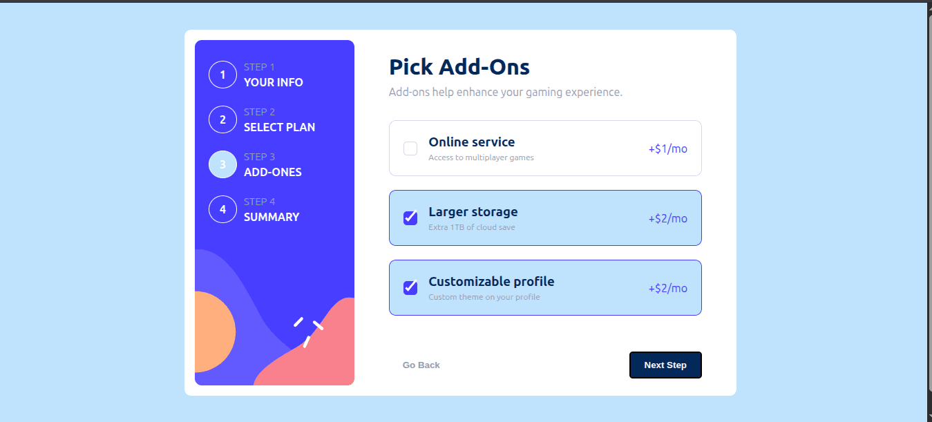 Multi step Form Screenshot 4